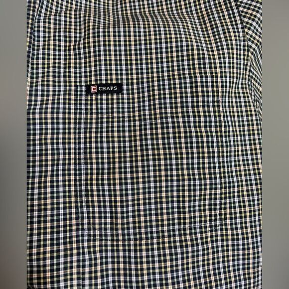 Chaps Easy Care Buttondown Blk L - Picture 3 of 4